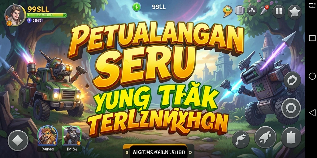 Gameplay seru dalam dunia petualangan yang luas.