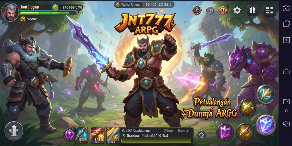 Tangkapan layar utama dari gameplay JNT777 yang mendebarkan.