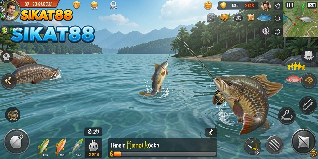 Tangkapan ikan yang mengesankan dalam gameplay SIKAT88.